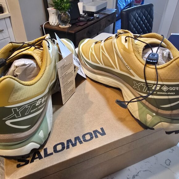 Salomon XT-6 GORE-TEX Antelope Icicle Portabella L47581000 Men's Size 13 NEW - Picture 7 of 15